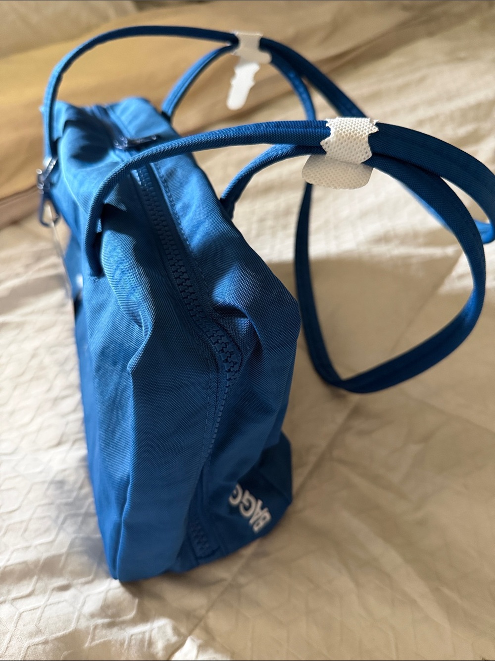 NWT Baggu Blue 'Los Angeles' Dodgers Bowler Bag - Picture 9 of 9